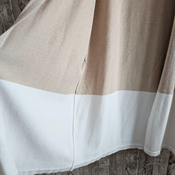 Women's Cyrus Cardigan Sweater S Beige White - Picture 6 of 8